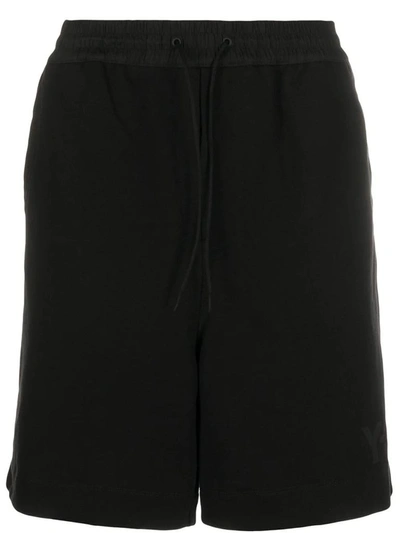 Shop Adidas Y-3 Yohji Yamamoto Men's Black Cotton Shorts