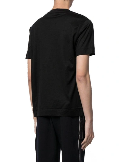Shop Emporio Armani Men's Black Polyester T-shirt