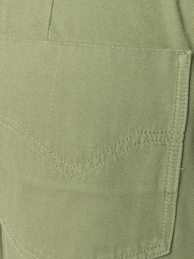 Shop Kenzo Men's Green Cotton Shorts