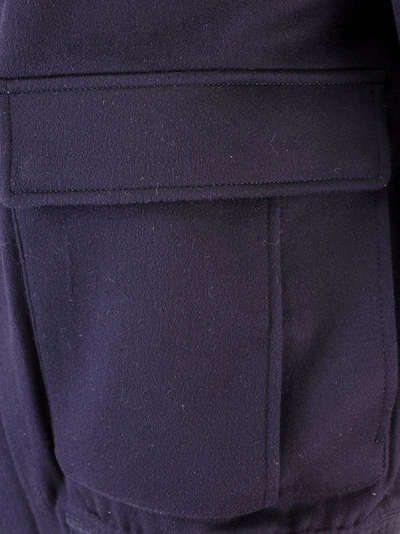 Shop Loro Piana Men's Blue Other Materials Outerwear Jacket