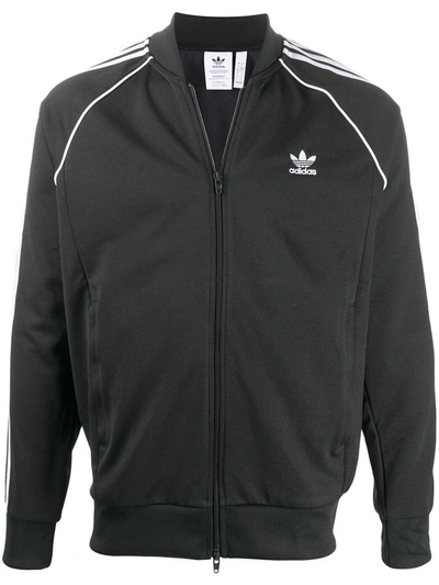 Shop Adidas Originals Adidas Men's Black Polyester Sweatshirt