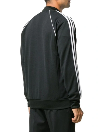 Shop Adidas Originals Adidas Men's Black Polyester Sweatshirt