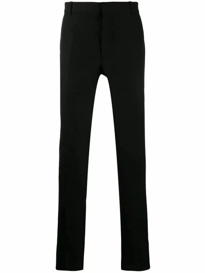 Shop Alexander Mcqueen Men's Black Cotton Pants