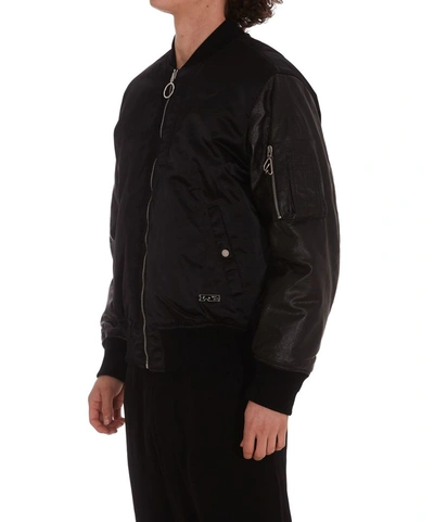 Shop Off-white Men's Black Cotton Outerwear Jacket