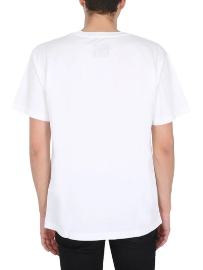 Shop Golden Goose Men's White Cotton T-shirt