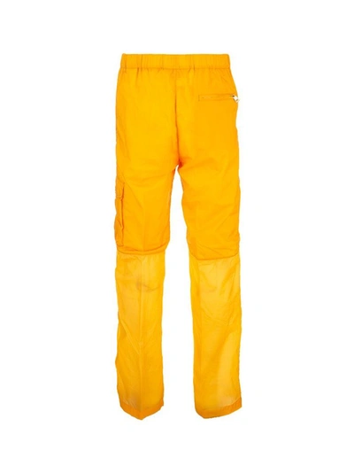 Shop Moncler Men's Orange Other Materials Pants