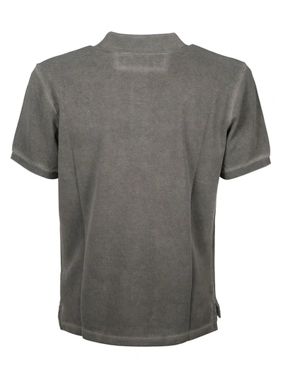 Shop C.p. Company Cp Company Men's Grey Cotton Polo Shirt