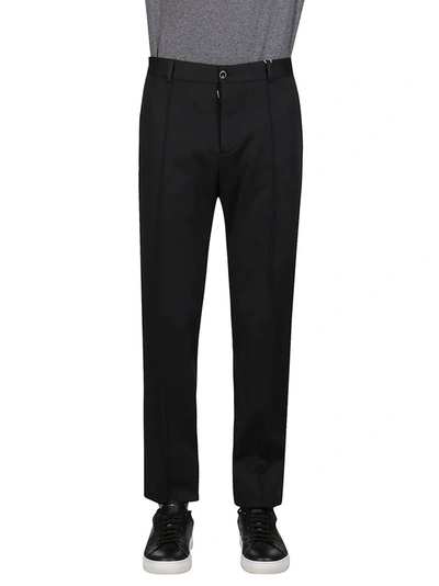 Shop Maison Margiela Men's Black Polyester Pants