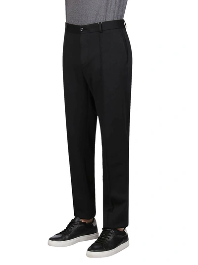 Shop Maison Margiela Men's Black Polyester Pants