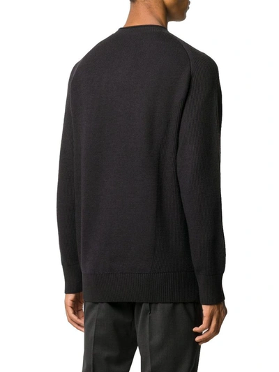 Shop Z Zegna Men's Blue Wool Sweater