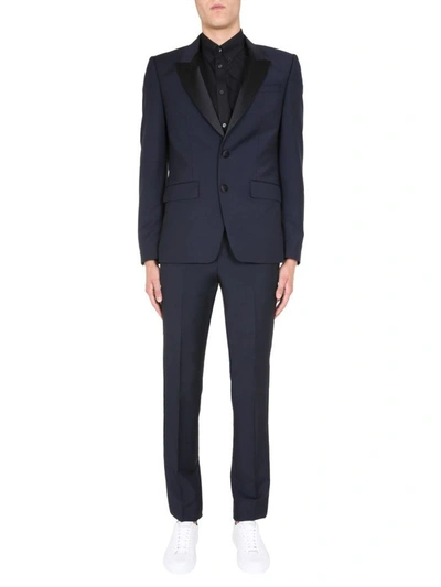 Shop Givenchy Men's Blue Wool Suit