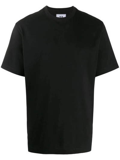 Shop Adidas Y-3 Yohji Yamamoto Men's Black Cotton T-shirt