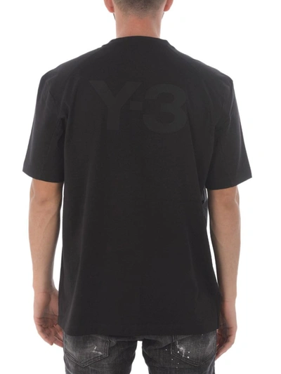 Shop Adidas Y-3 Yohji Yamamoto Men's Black Cotton T-shirt