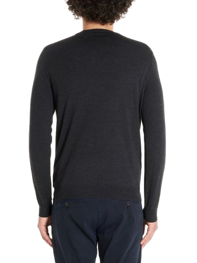 Shop Zanone Men's Grey Wool Sweater