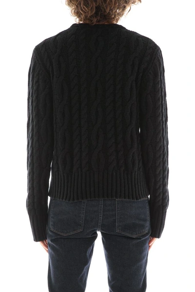 Shop Telfar Men's Black Wool Sweater