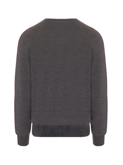 Shop Alexander Mcqueen Men's Grey Polyamide Sweater
