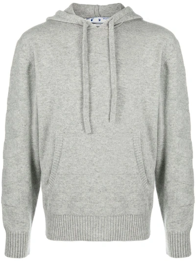 Shop Off-white Men's Grey Cashmere Sweatshirt