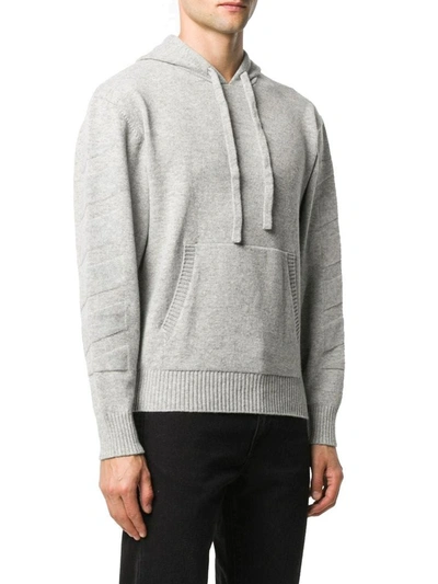Shop Off-white Men's Grey Cashmere Sweatshirt