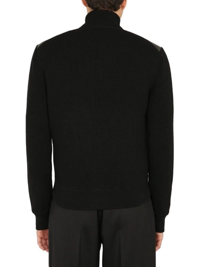 Shop Tom Ford Men's Black Other Materials Outerwear Jacket