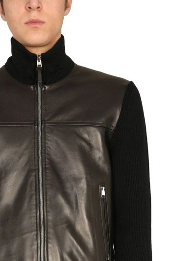 Shop Tom Ford Men's Black Other Materials Outerwear Jacket
