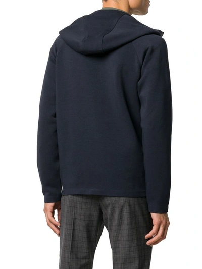 Shop Aspesi Men's Blue Cotton Sweatshirt