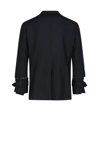 Shop Comme Des Garçons Men's Black Polyester Blazer