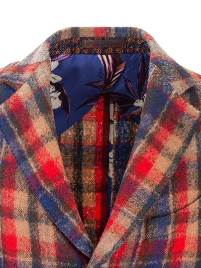 Shop Etro Men's Multicolor Cotton Coat