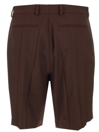 Shop Valentino Men's Brown Other Materials Shorts