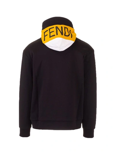 Shop Fendi Men's Black Other Materials Sweatshirt