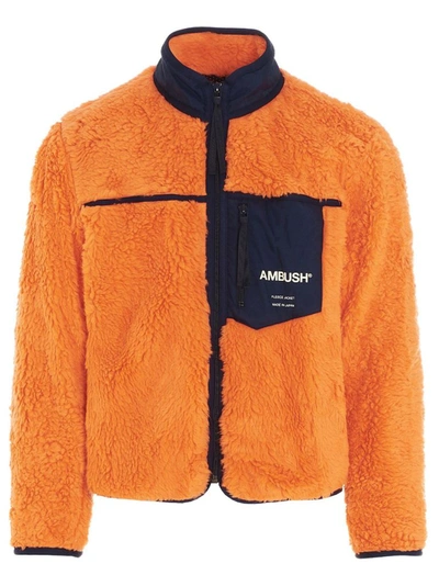 Shop Ambush Men's Orange Outerwear Jacket