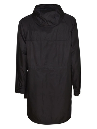 Shop Prada Men's Black Polyamide Coat