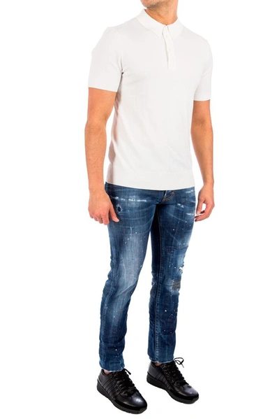 Shop Dsquared2 Men's Blue Cotton Jeans