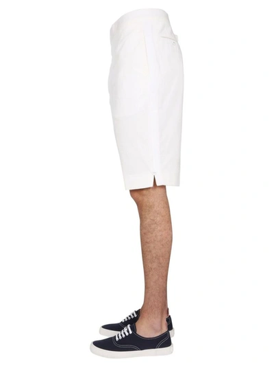 Shop Thom Browne Men's White Other Materials Shorts