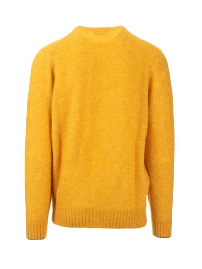 Shop Brunello Cucinelli Men's Yellow Wool Sweater