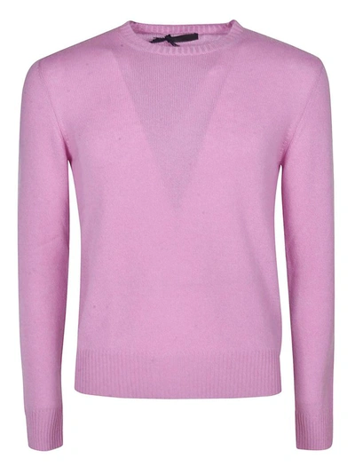 Shop Prada Men's Pink Cashmere Sweater