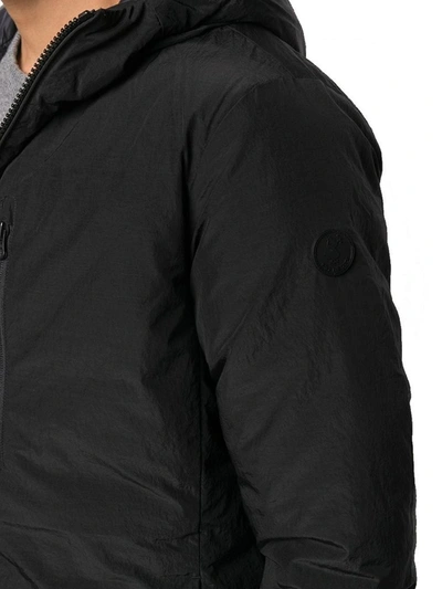 Shop Save The Duck Men's Black Polyester Outerwear Jacket