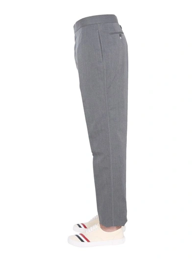 Shop Thom Browne Men's Grey Other Materials Pants