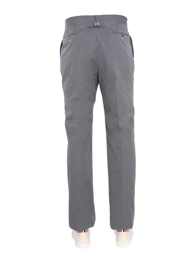 Shop Thom Browne Men's Grey Other Materials Pants