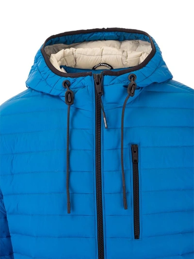 Shop Moose Knuckles Men's Blue Other Materials Outerwear Jacket