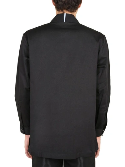 Shop Mcq By Alexander Mcqueen Men's Black Other Materials Shirt
