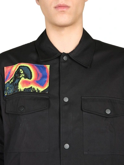 Shop Mcq By Alexander Mcqueen Men's Black Other Materials Shirt