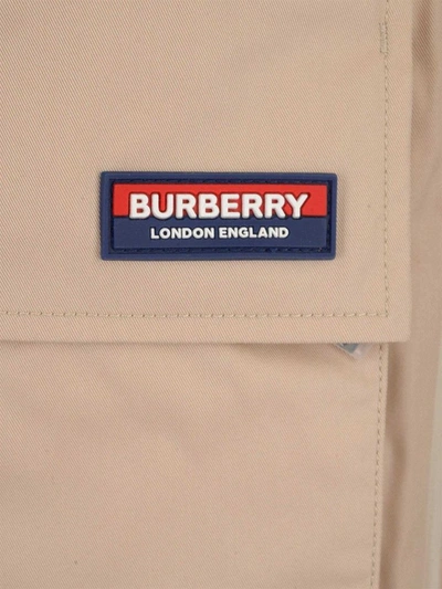 Shop Burberry Beige Shorts