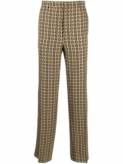 Shop Fendi Beige Pants