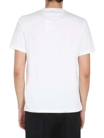 Shop Paul Smith Men's White Cotton T-shirt