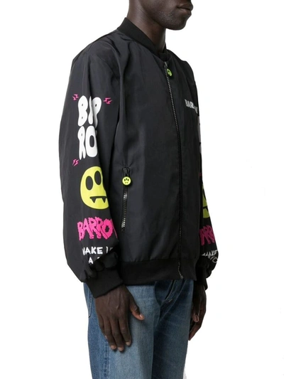 Shop Barrow Men's Black Polyester Outerwear Jacket