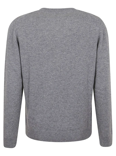 Shop Ballantyne Men's Grey Cashmere Sweater