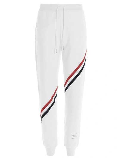 Shop Thom Browne Men's White Other Materials Pants