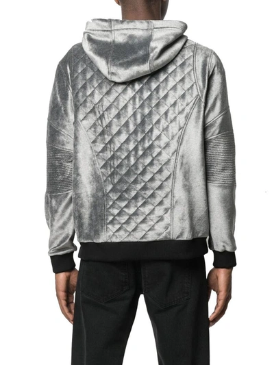 Shop Philipp Plein Men's Grey Cotton Sweatshirt
