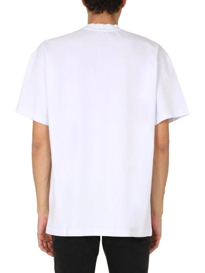 Shop Msgm Men's White T-shirt