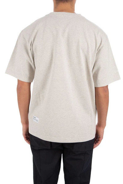 Shop Heron Preston Men's Grey Cotton T-shirt